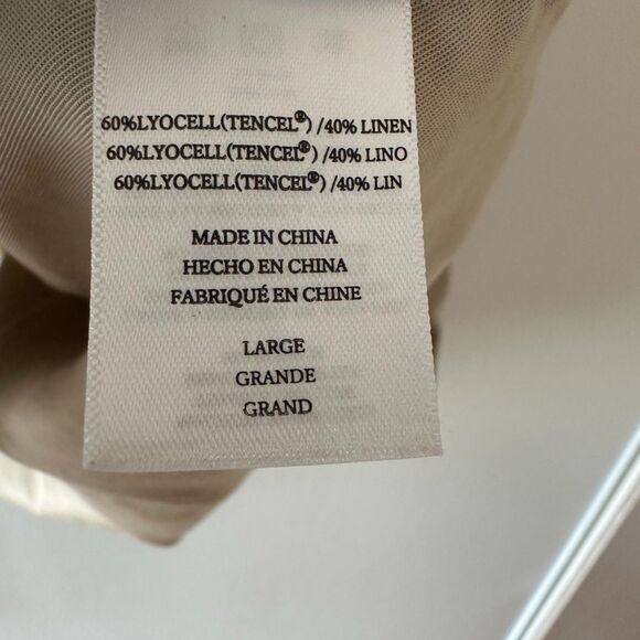 Rails Womens Fulton Camo Print Field Jacket Watercolor Camo Linen Lyocell Large - Picture 8 of 10